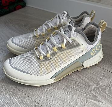 кросовки ecco: ECCO BIOM 2.1 X Country в бело желтом цвете с сетчатым верхом — 1