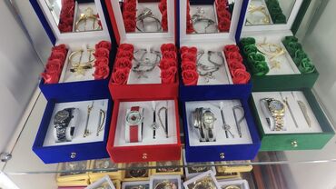 Saat dəstləri: Yeni, Klassik Saat dəsti, rəng - Qızılı — 16