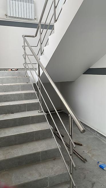 Обшивка лестниц: Перила из нержавеющей стали качественно гарантия у нас работает — 3