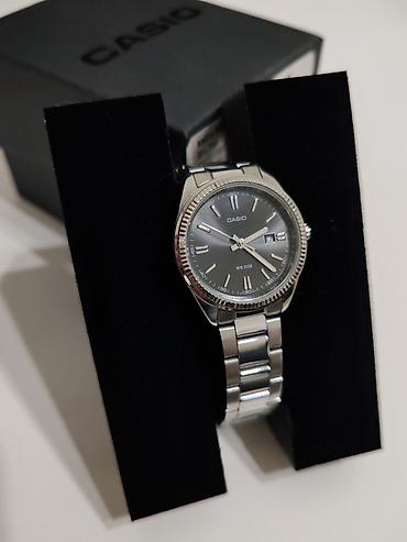 barter saatla: İşlənmiş, Qol saatı, Casio, rəng - Gümüşü — 1