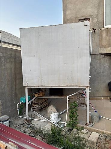 cenler: Metal su çəni satılır,7 ton,çürüyü pası yoxdur,qalın — 2