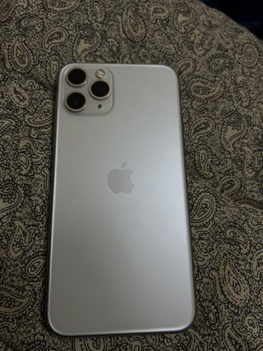aifon 4: IPhone 11 Pro, Б/у, 64 ГБ, Белый, Защитное стекло, Чехол