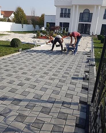 Укладка брусчатки и тротуарных плиток: Благоустройство участков тротуарной плиткой - Укладка тротуарной — 12