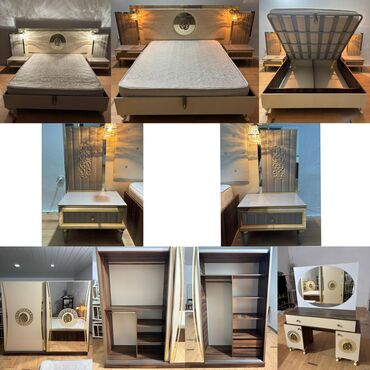 Mebel: Versace yataq dəsti satılır 850₼. Tam ideal vəziyyətdə.Matrası