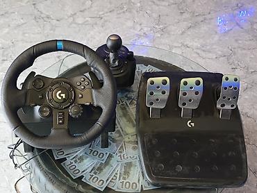 Аренда оборудования: Logitech G923 Driving Force sükan seti – sükan, pedallar və ayrı sürət — 1