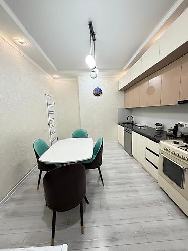 8 микрорайон: 3 комнаты, 84 м², Кок-Жар мкр Элитка, 8 этаж, Дизайнерский ремонт — 7