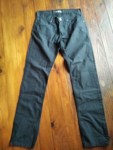 teddy kaput h m: Jeans XS (EU 34), color - Black