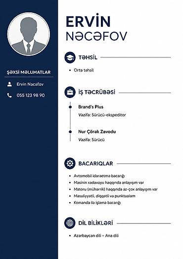 gencede xeste baxicisi: Peşəkar sürücü / sürücü. - Avtomobilin təhlükəsiz və səliqəli idarə — 1