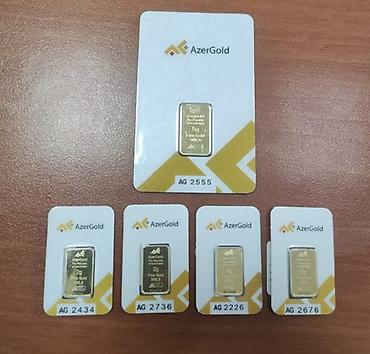 kulcə: AzerGold 999.9 əyyar qızıl külçə. Məhsul bağlı qutudadır və — 1
