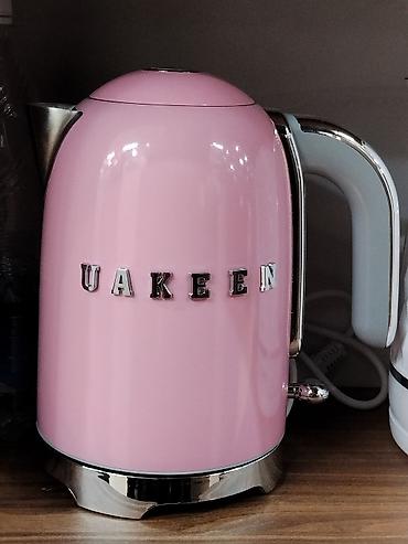 Электрический чайник UAKEEN, розовый - Объем: ориентировочно 1,5–1,7