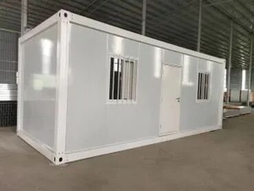 Контейнеры: Бытовой модуль/контейнерное здание (вагончик) - Размер приблизительно — 4