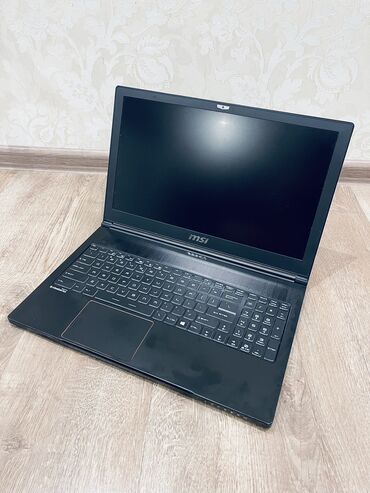 Ноутбуки: Ноутбук, MSI, 16 ГБ ОЗУ, Intel Core i7, 15.6 ", Б/у, Игровой, память HDD + SSD — 4