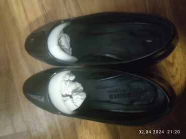 женские туфли со шнурками: Туфли 33, цвет - Черный