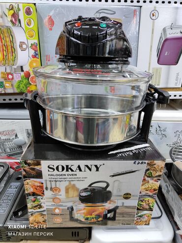 Бытовые фритюрницы: Галогенная конвекционная печь SOKANY с цифровым управлением — 5