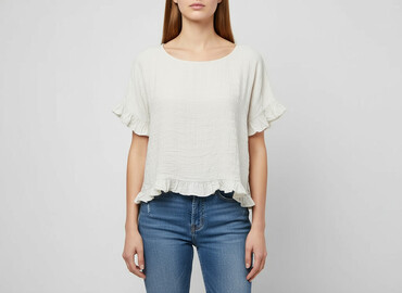 białe t shirty plus size: Жіноча блуза, розмір One size