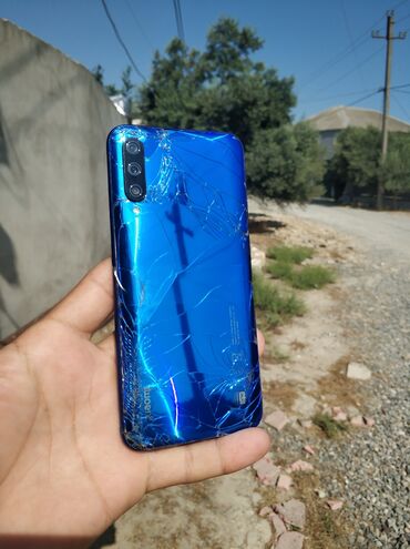 xioami mi 11 lite: Xiaomi Mi A3, 64 GB, rəng - Mavi, 
 Zəmanət, Sensor, Barmaq izi