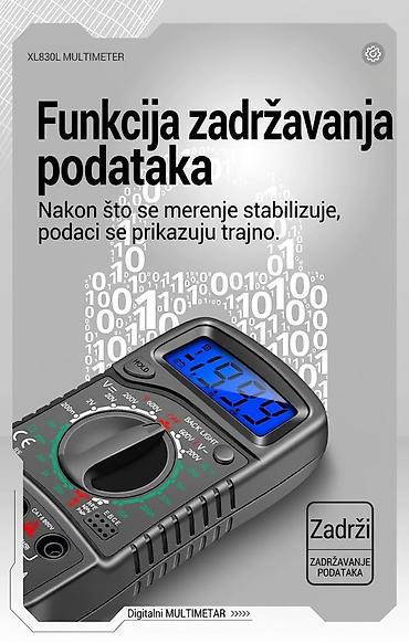 Multimetri: Prodajem nov i nekorišćen digitalni multimetar ANENG XL830L, izuzetno — 4