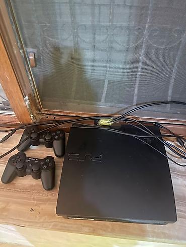 Video oyunlar və konsollar: Sony PlayStation 3 Slim oyun konsolu - Model: PS3 Slim (qara rəng) - — 1