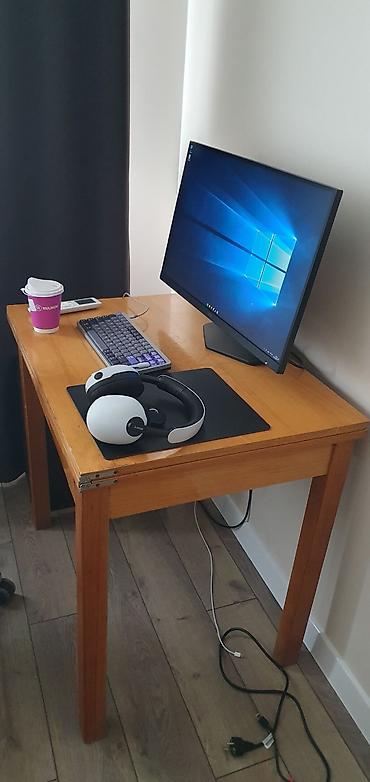 study table: Кухонный стол, Б/у, Прямоугольный, Нераскладной — 1
