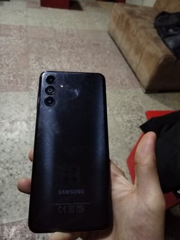samsung telefonları: Samsung Galaxy A04s, 32 GB, rəng - Qara, Barmaq izi