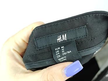 spodnie bbl: H&M, Spodnie materiałowe damskie, rozmiar M — 4