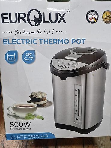 İçki texnikası: Termopot Eurolux, 6 l, İşlənmiş, Ünvandan götürmə — 1