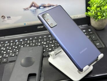 Samsung: Samsung Galaxy S21 FE, Б/у, 128 ГБ, цвет - Синий, 2 SIM