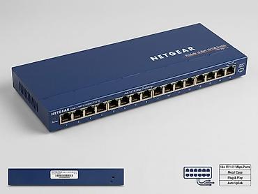 modem satilir: NETGEAR ProSafe FS116 – 16-port 10/100 Mbps şəbəkə switchi — 1