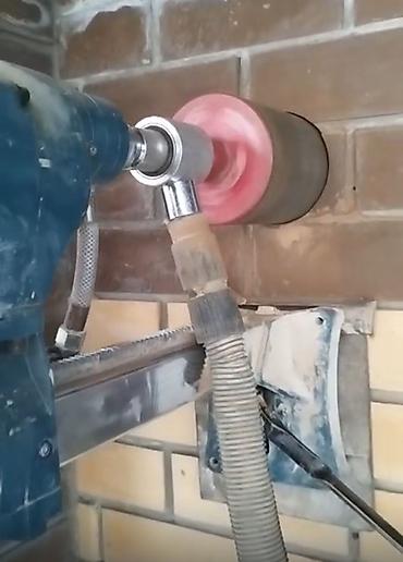 full tap: Алмазное бурение отверстий в кирпиче и бетоне. - Стационарная — 4
