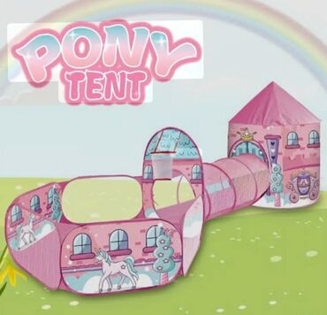 Игровой набор «Pony Tent» — розовый замок с пони и сказочными