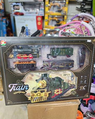 игрушечный паровоз: Игровой набор «Classic Train» (RC) - Радиоуправляемая железная дорога — 2