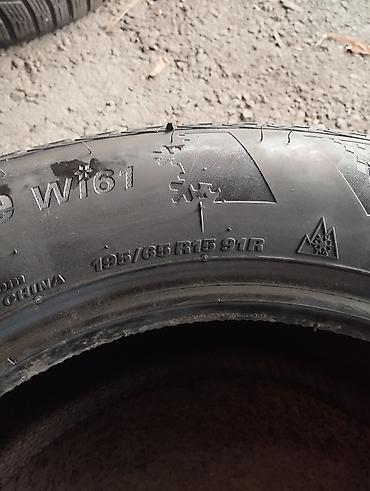 41 5: Шины 195 / 65 / R 15, Зима, Б/у, 1 шт, Легковые, Корея, Kumho — 4
