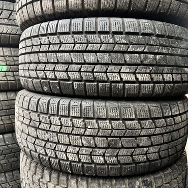 Шины: Шины 215 / 65 / R 16, Зима, Б/у, Пара, Легковые, Япония, Dunlop