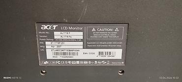 Мониторы: Монитор Acer AL1916 рабочий aser V193w не включается ViewSonik сеть — 5