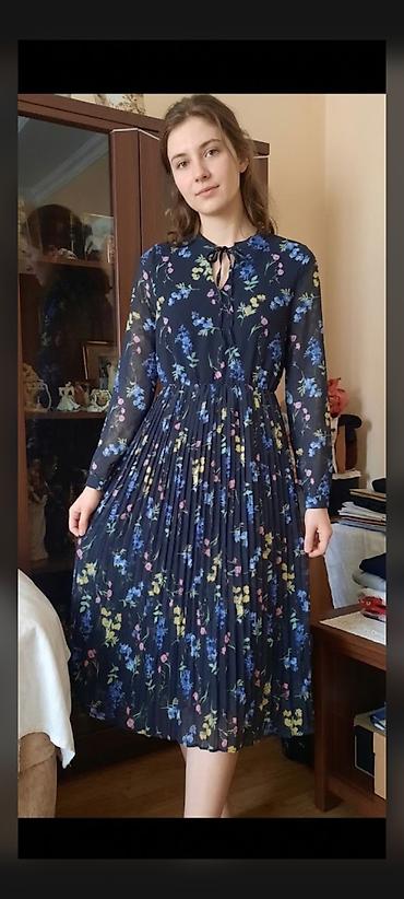 maxi day nə ucundur: Qadın geyimi – çiçək naxışlı uzun don - Rəng: qara fon üzərində — 1