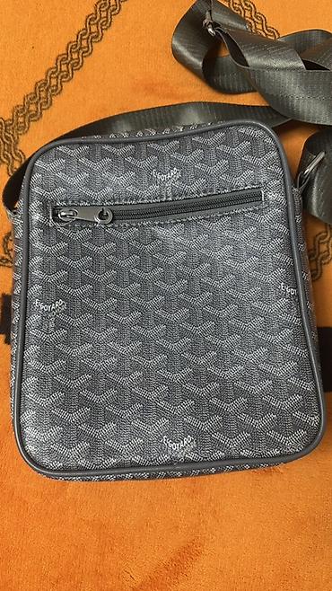 pari: Сумка через плечо Goyard (монограмма Goyardine, серо‑черный цвет). - — 1