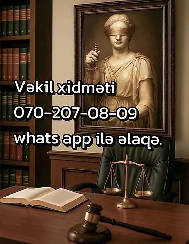 Digər xidmətlər: Hüquqi xidmətlər | Vəkil xidməti — 1