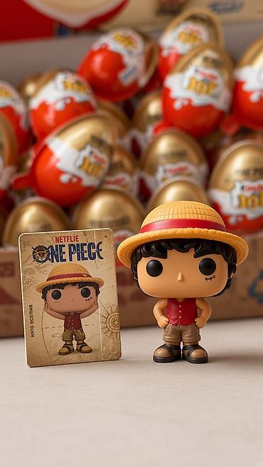 Киндер Джой новинка, One Piece, Фигурка Funko x One Piece — Монки Д