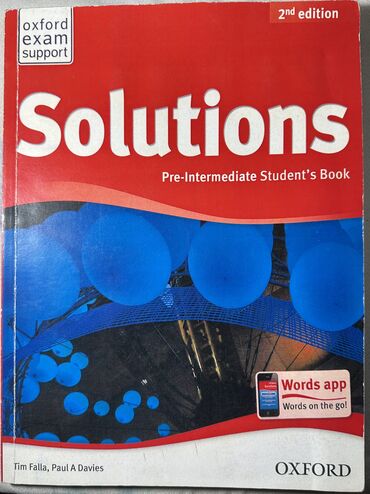 five nights at freddy s: Книга Oxford Solutions Pre-intermediate 2nd edition (second edition)