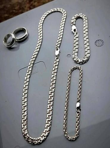 Серебряные цепочки: Классический Бисмарк 150 гр 60 см Ювелирные — 10