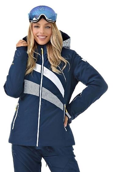 Женские лыжные куртки: Куртка Для горнолыжного спорта, С утеплителем, Внутренние и внешние карманы — 27