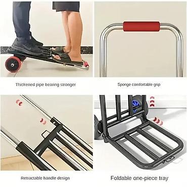 pb swiss tools: Robusna sklopiva kolica sa povlačnom ručkom od 50kg T-09 NOV. Opis — 6