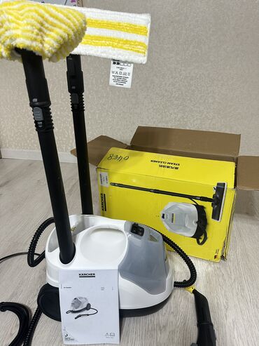 айнек жугуч: Буу менен тазалагыч Karcher, Кол менен Жаңы