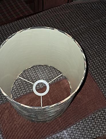 home decor ruma: Abažur za stonu lampu. Novo. Dimenzije visina 23prečnik 22 cm — 3