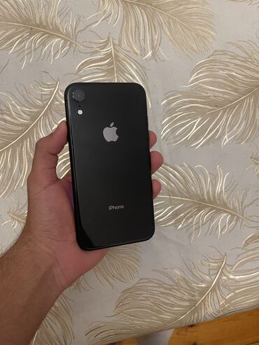 iphone 13 dubai version: IPhone Xr, 64 GB, Qara, Simsiz şarj, Face ID