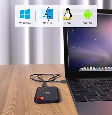 netac: Внешний накопитель SSD Netac ZX20 – портативное запоминающее — 3
