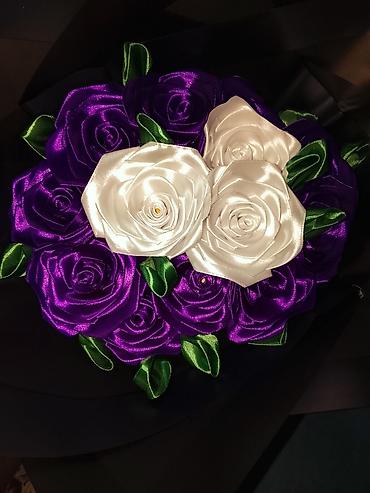 шелк ткань: 🌹✨ АТЛАСНЫЕ БУКЕТЫ РУЧНОЙ РАБОТЫ ✨🌹 Ищете необычный и запоминающийся — 8