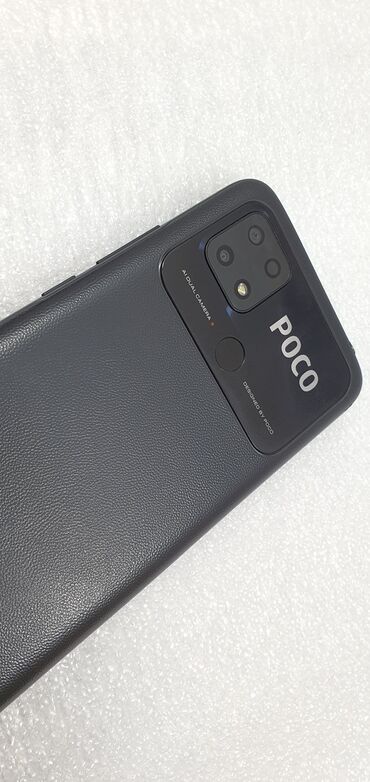 купить телефон токмак: Poco C40, Б/у, 64 ГБ, цвет - Черный, 2 SIM