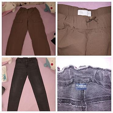 vans duks: - Pantalone ZARA: braon, lagani rip-stop materijal, elastičan pojas sa — 1