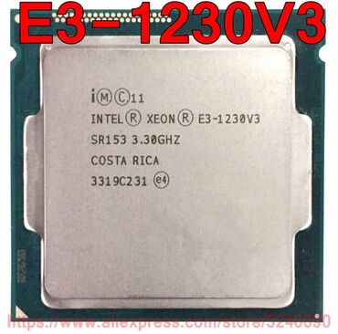 Xeon 1230v3 (i7-4770) сокет 1150- подходит на любую материнку- Haswell